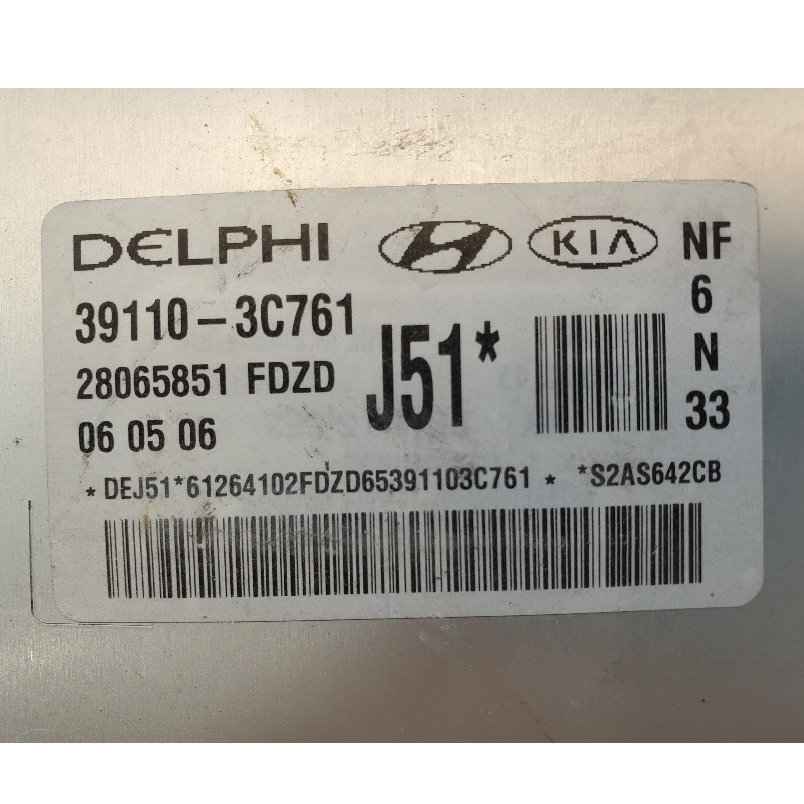 Engine ECM Control Module 3.3L Fits 06-08 SONATA 39110-3C761 391103C761