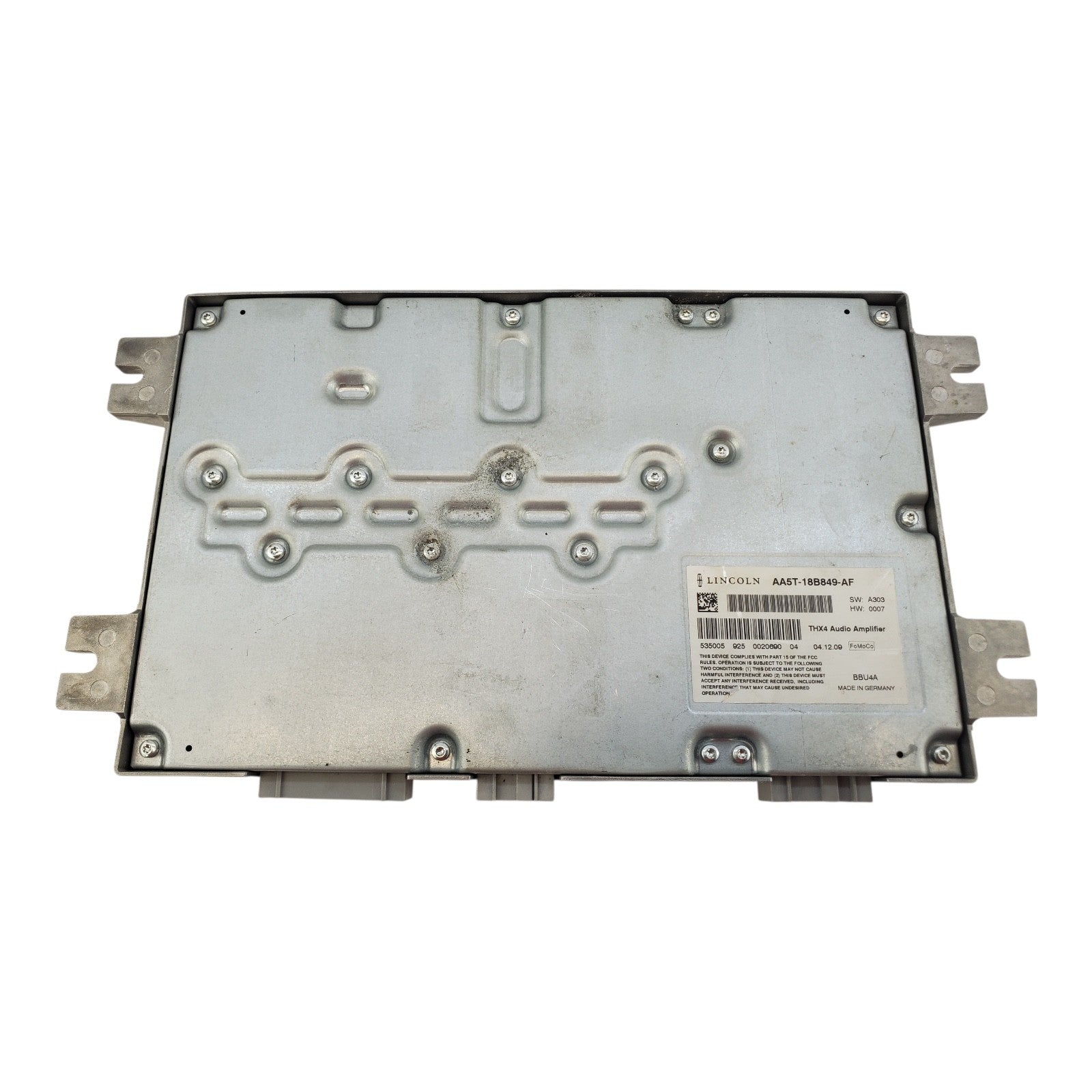 Lincoln MKZ 919 2010 Radio THX4 Radio Stereo Amplifier AA5T-18B849-AF