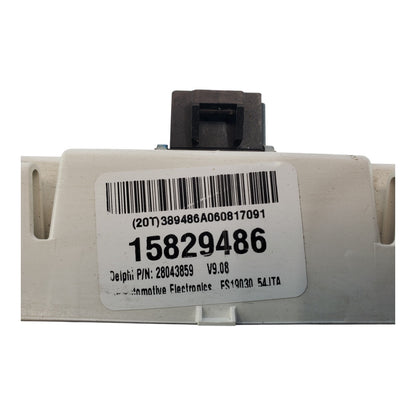 2005-2010 CHEVY COBALT A/C HEATER CLIMATE CONTROL UNIT 15890411/ 15829486