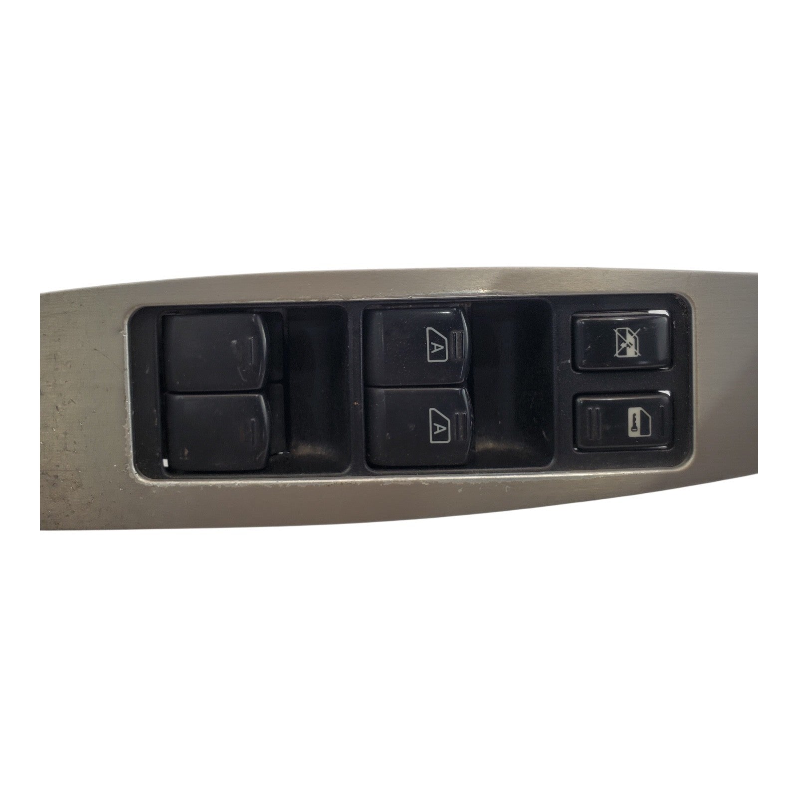 USED OEM 2003-2007 NISSAN MURANO POWER WINDOW MASTER SWITCH W/ SILVER BEZEL