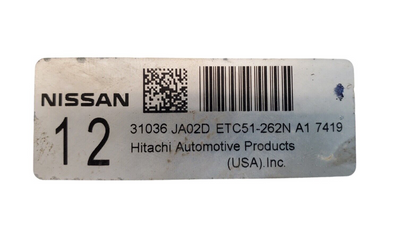 ✅ 07-08 Nissan Altima 31036 JA02D TCM TCU Transmission Computer Control Module