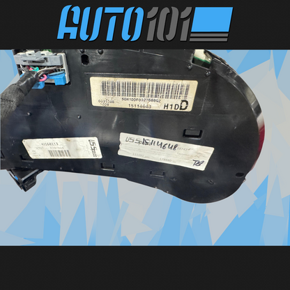 03-05 GMC, Chevy Instrument Cluster  - Programmed Mileage GM