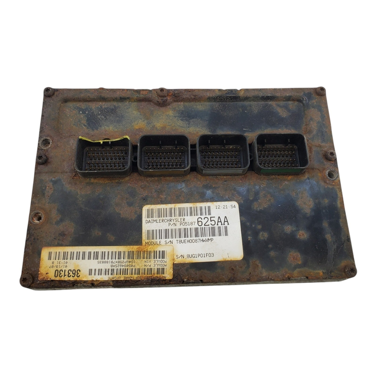 P05187625AA DODGE GRAND CARVAN 2007 Engine Control Unit ECU Module 9H4 782 B6