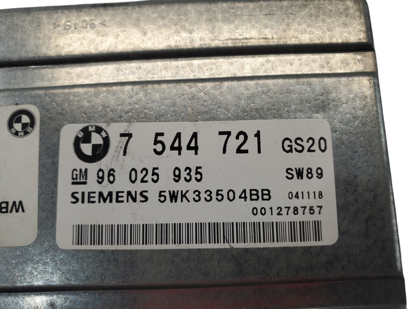 2004-2005 Bmw X3 Engine Computer Ecu Pcm Ecm Pcu Oem 96 025 935|7 544 721 J7UN6