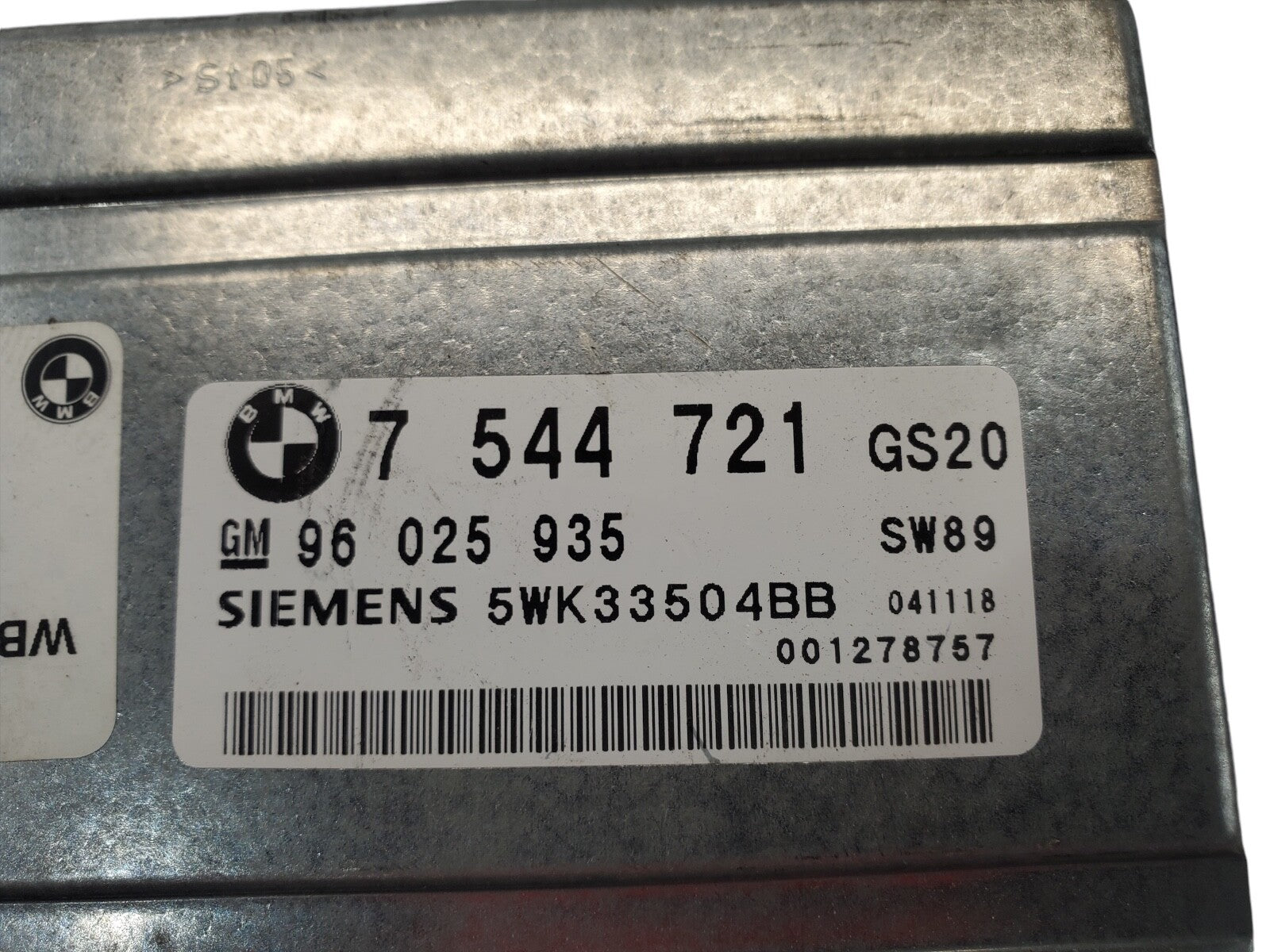 2004-2005 Bmw X3 Engine Computer Ecu Pcm Ecm Pcu Oem 96 025 935|7 544 721 J7UN6