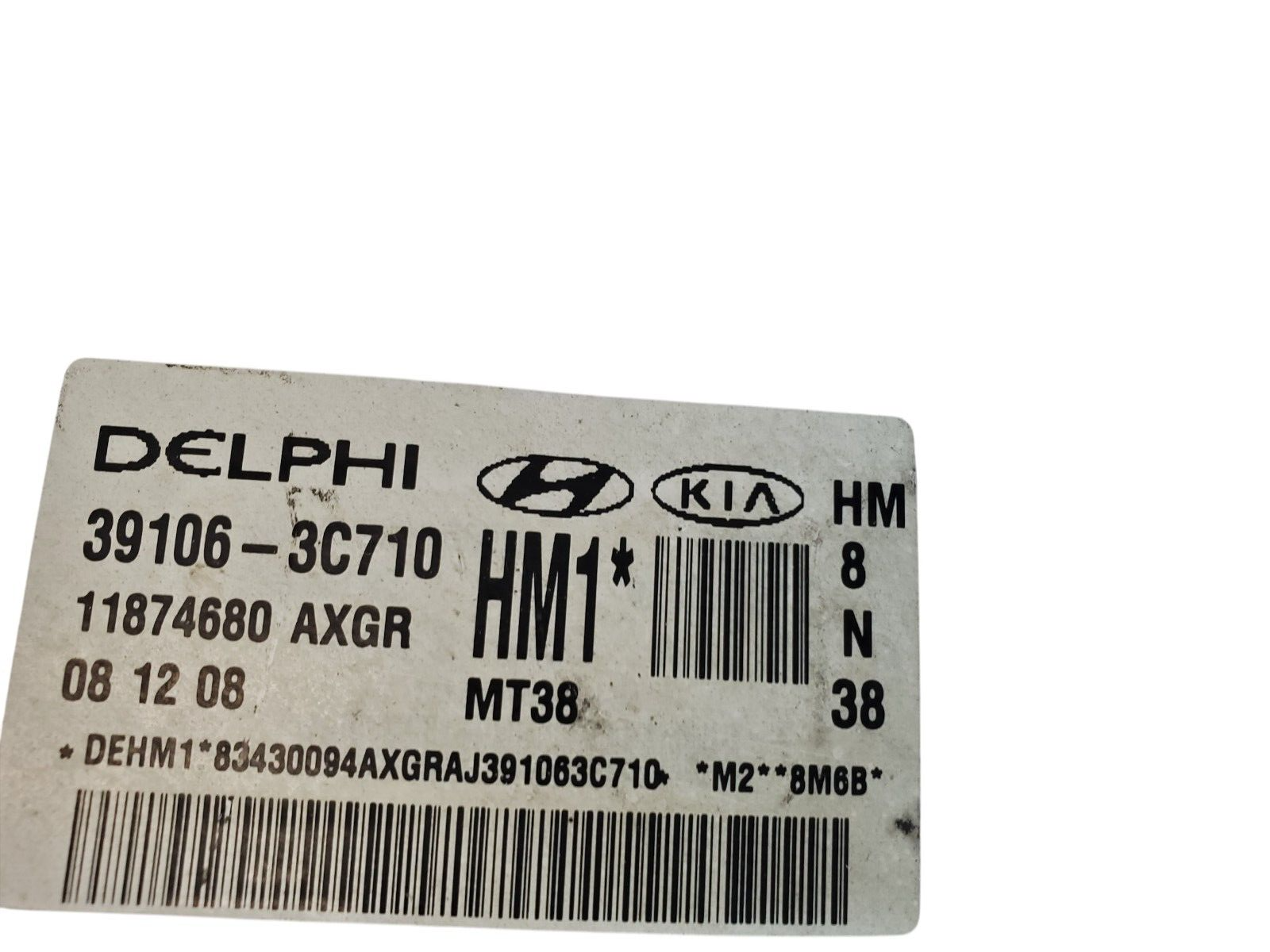 09-11 Kia Borrego ECU Electronic Control Module 3.8L 39106-3C710 OEM