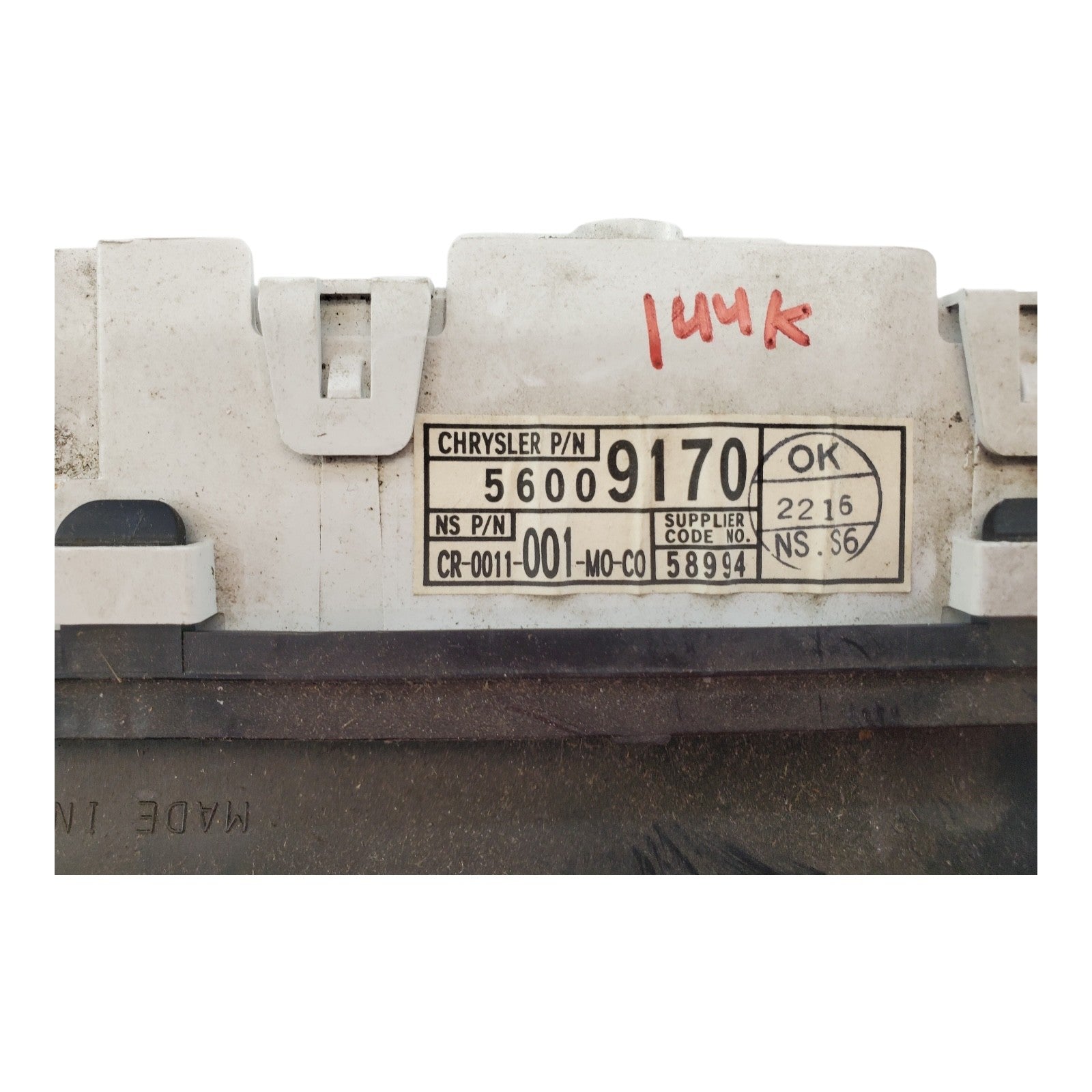 Jeep Wrangler TJ 01-02 Speedometer Gauge Instrument Cluster 144K 56009170AF