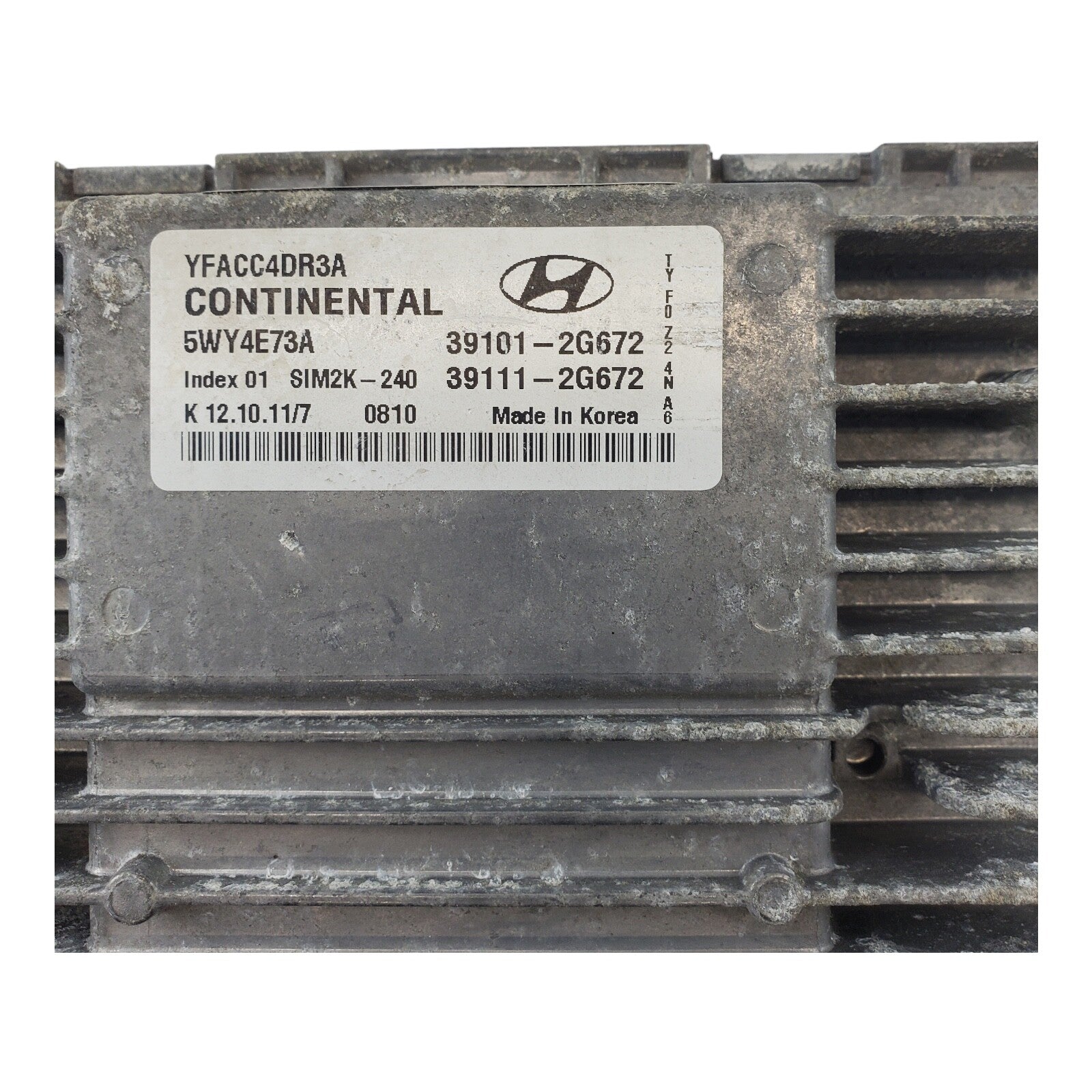 2011-2014 Hyundai Sonata Engine Control Module ECM OEM 39101-2G672, 39111-2G672