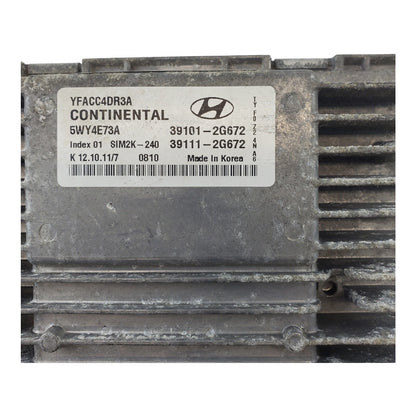2011-2014 Hyundai Sonata Engine Control Module ECM OEM 39101-2G672, 39111-2G672