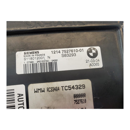 02-04 Mini Cooper Engine Computer Module ECM ECU Unit 7539191 OEM