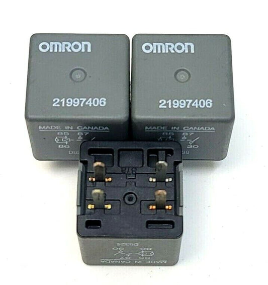 ✅ (Lot of 3) GM Omron 4 Pins Relay 21997406 OEM