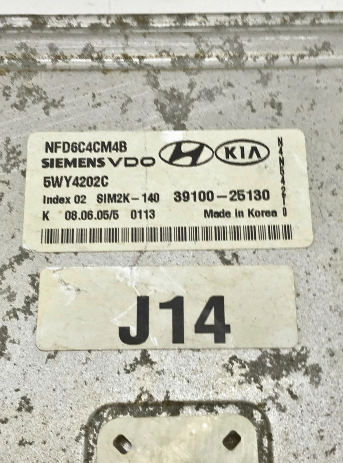 ✅ 06-08 Hyundai Sonata 2.4L Engine Control Module ECM Computer 39100-25130