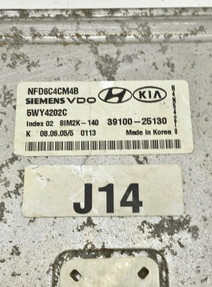 ✅ 06-08 Hyundai Sonata 2.4L Engine Control Module ECM Computer 39100-25130