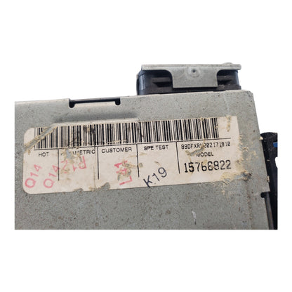 01 GMC SONOMA AM FM CD RADIO (OPT UN0) ID- 15766822
