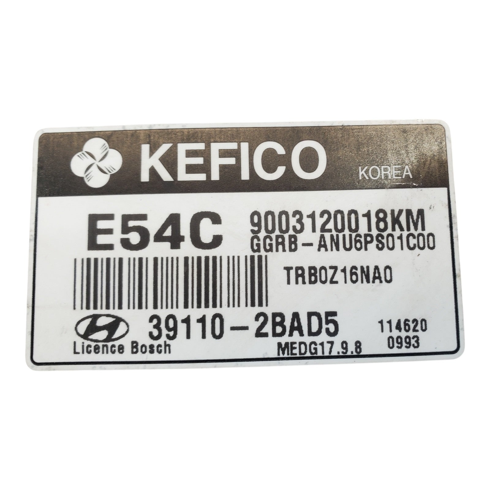 12-14 Accent 39110-2BAD5 Computer Brain Engine Control ECU ECM EBX Module
