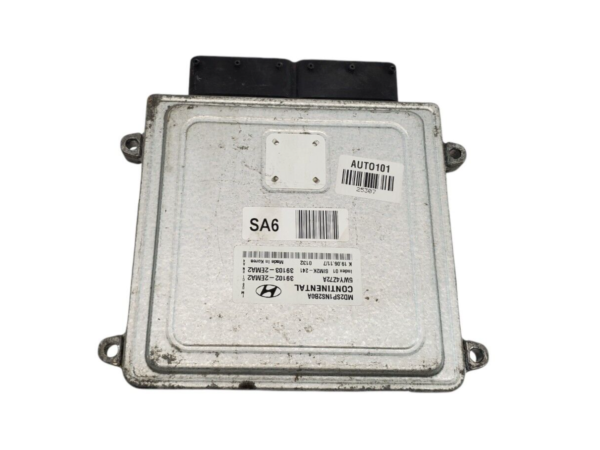 11-13 HYUNDAI ELANTRA ECU ECM ENGINE CONTROL MODULE COMPUTER 39102-2EMA2 OEM