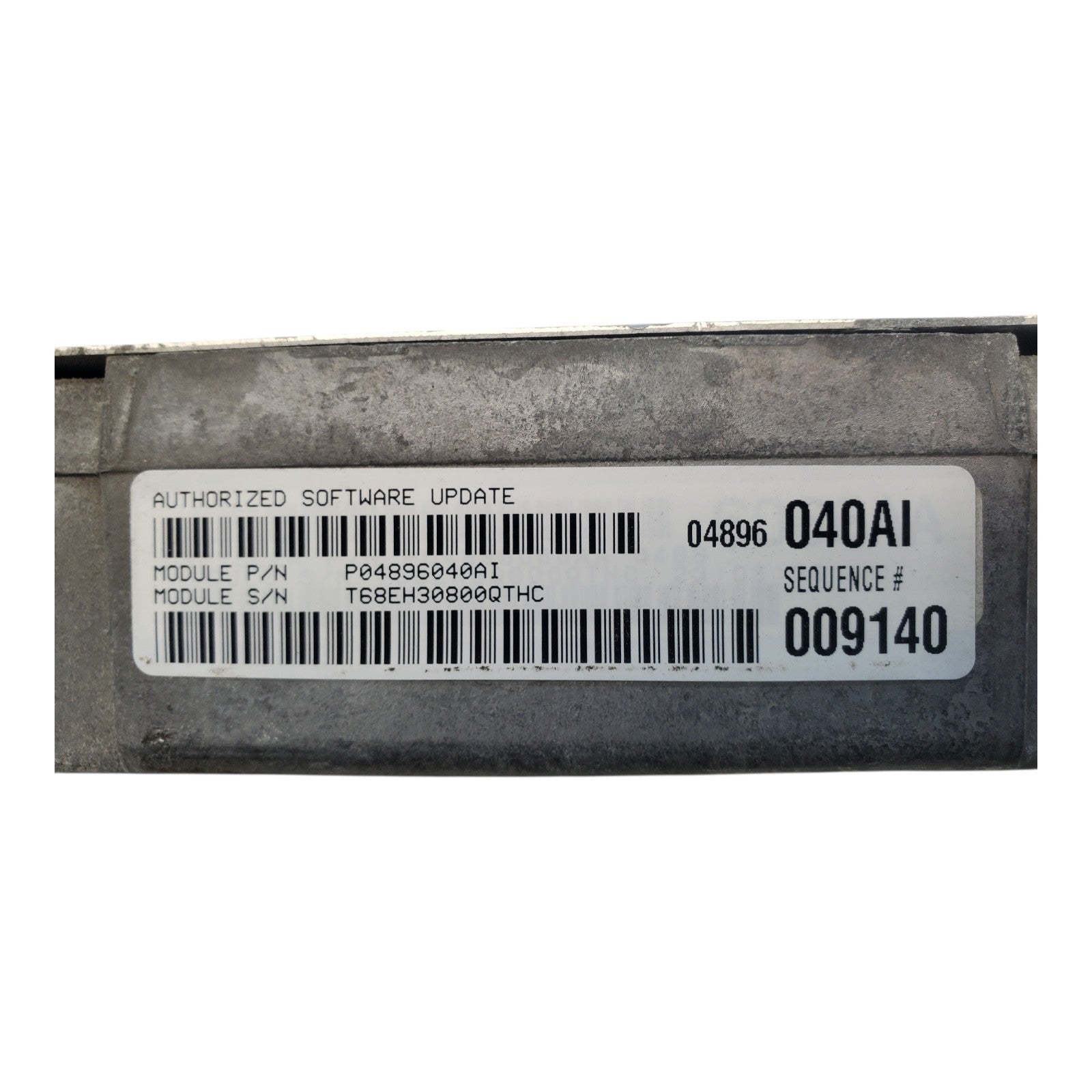 2001 Chrysler Sebring Engine Computer ECU # P04896040AI