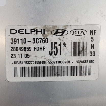 2008 Hyundai Sonata ECU 39110-3C760