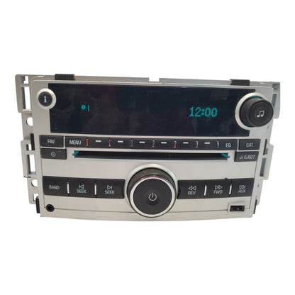 09-12 GM Chevrolet Malibu CD Radio  OEM * 20940843 * “GM775C”