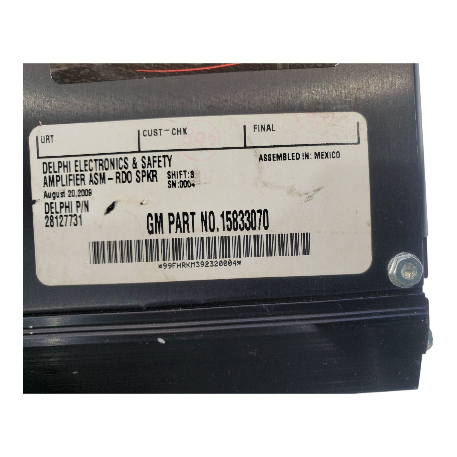 2006-2009 Pontiac G6 OEM Monsoon Amplifier - GM 15833070 - DELPHI 28127731
