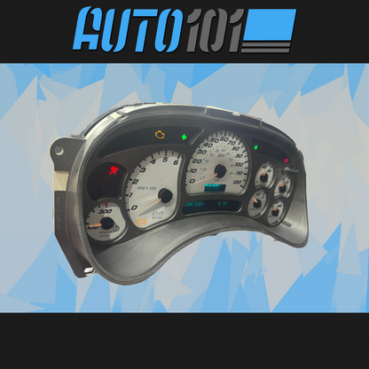 03-05 GMC, Chevy Instrument Cluster  - Programmed Mileage GM