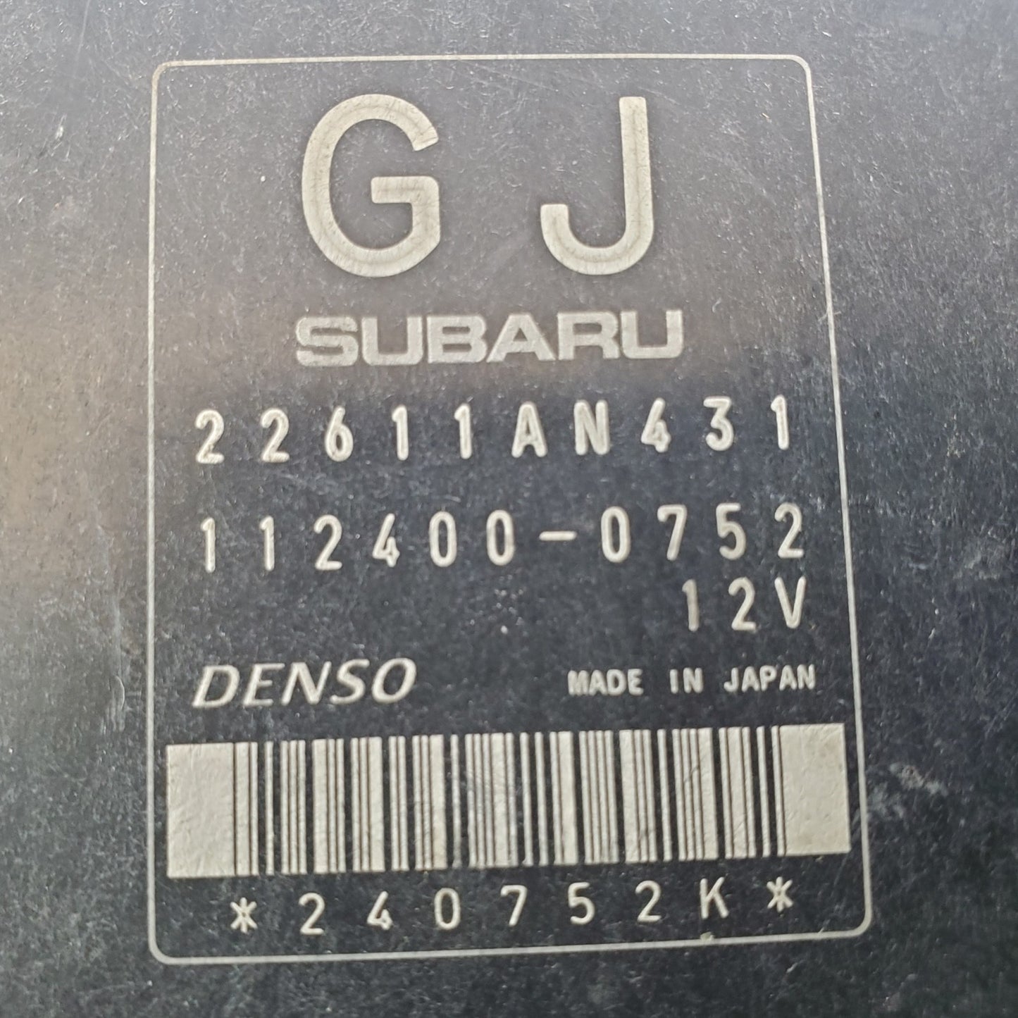 2009 Subaru Forester GJ ECU ECM Engine Computer 2.5L AT 22611AN431 OEM