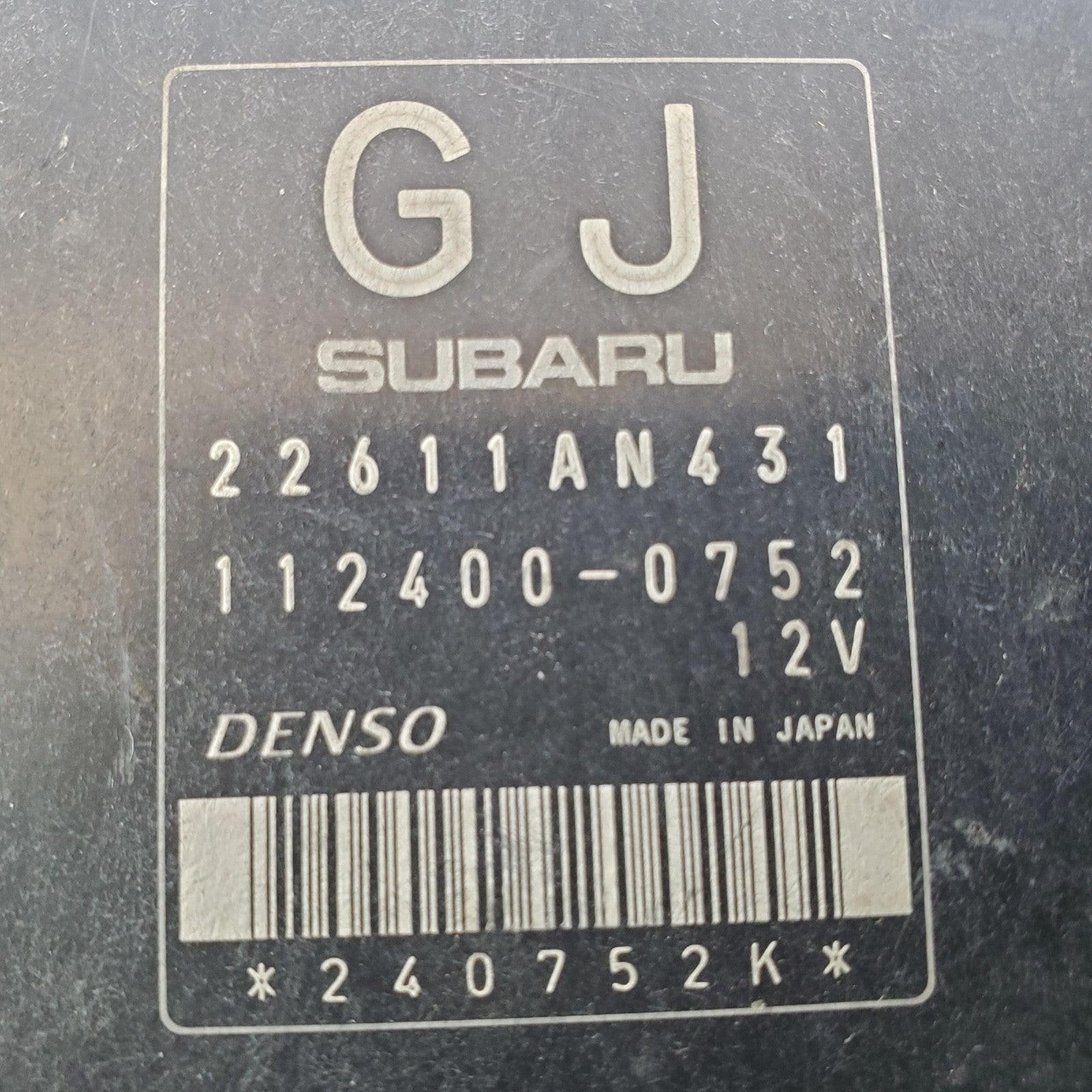 2009 Subaru Forester GJ ECU ECM Engine Computer 2.5L AT 22611AN431 OEM