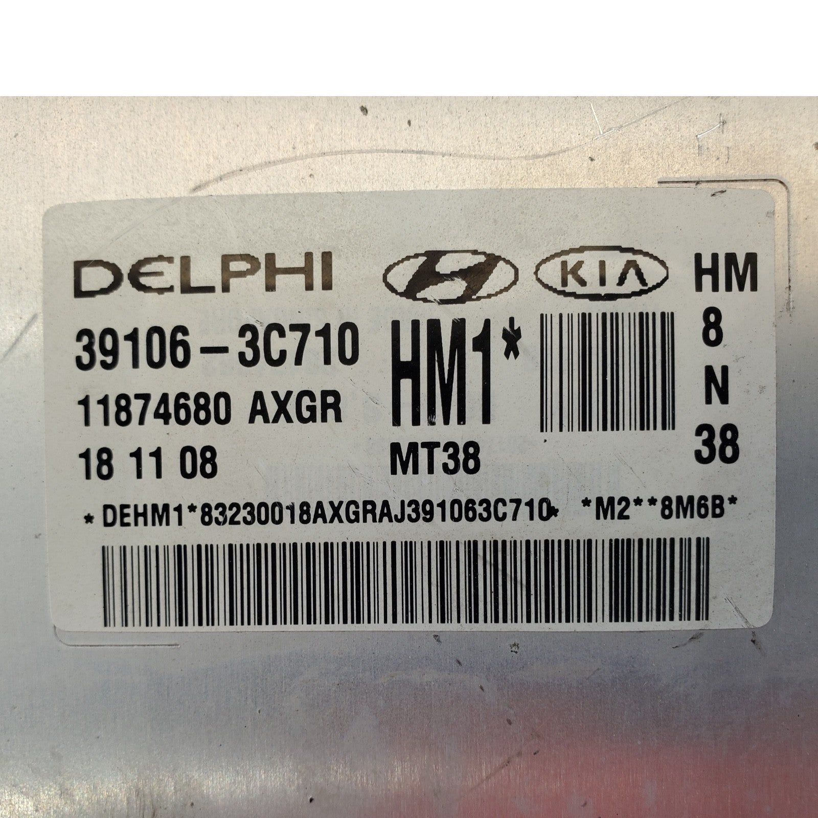 09-11 Kia Borrego ECU Electronic Control Module 3.8L 39106-3C710 OEM