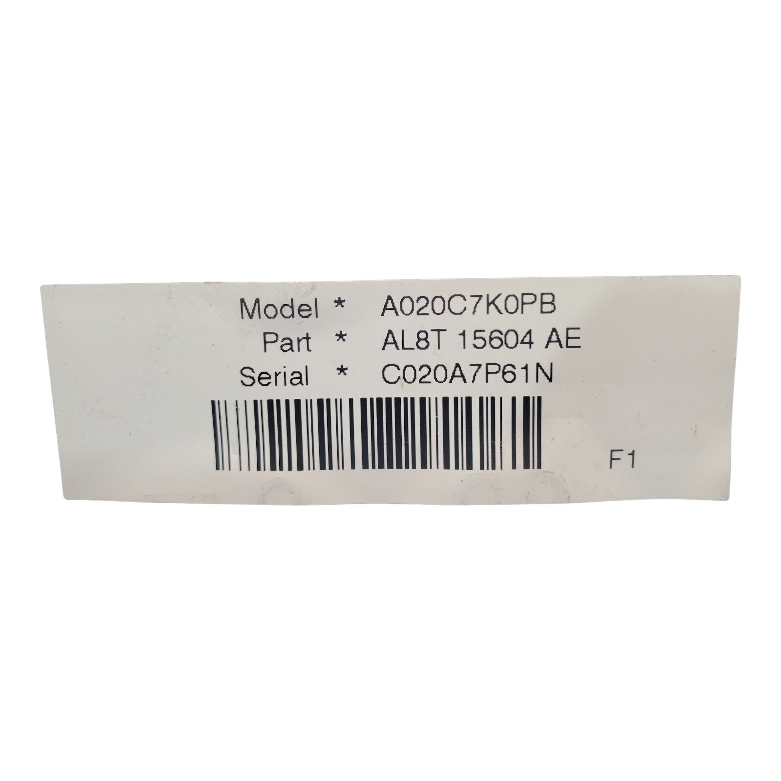 AL8T-15604-AE Ford 09-12 Escape Interior Relay Fuse Box  N40