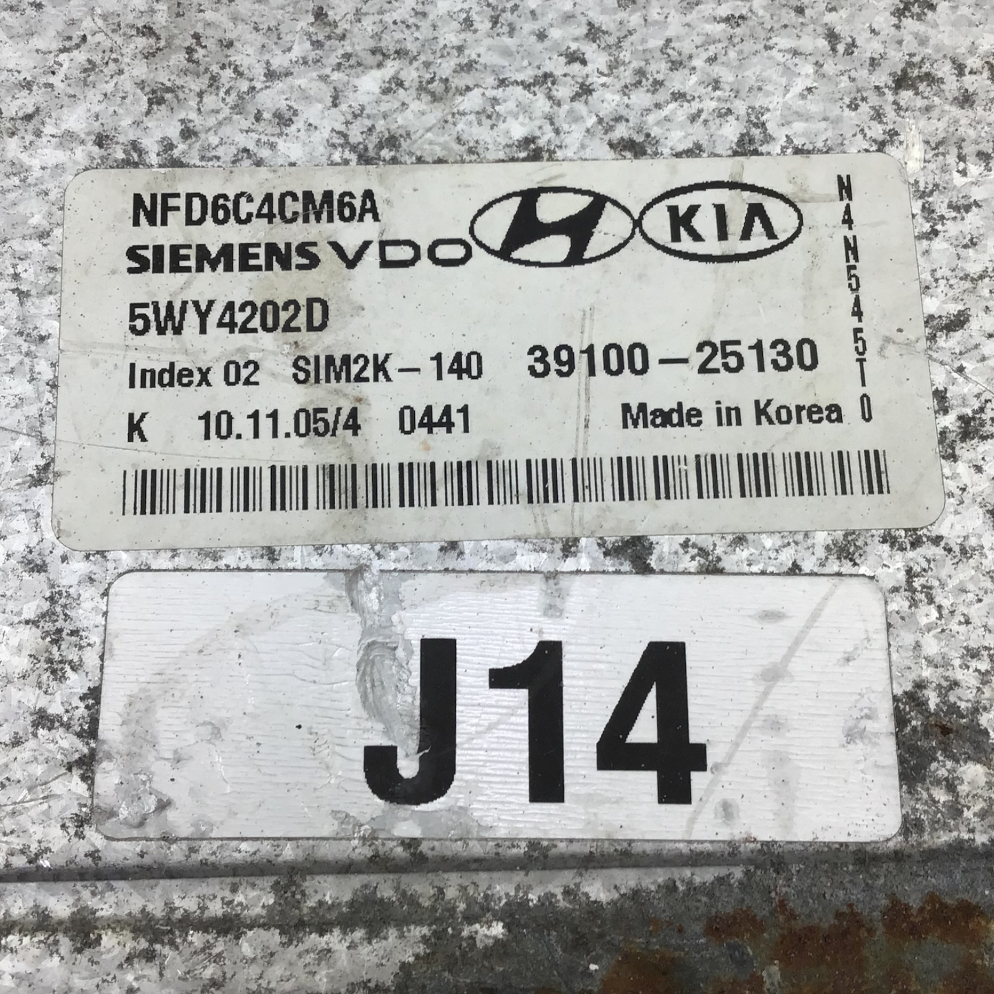 ✅ 06-08 Hyundai Sonata 2.4L Engine Control Module ECM Computer 39100-25130