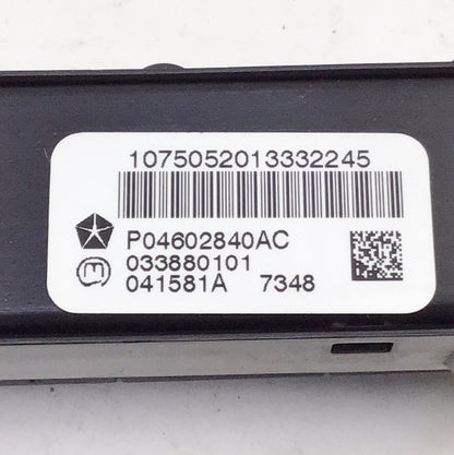 ✅ JEEP GRAND CHEROKEE HEATED SEAT PANEL WK OVERLAND FACELIFT P04602840AC D1E2