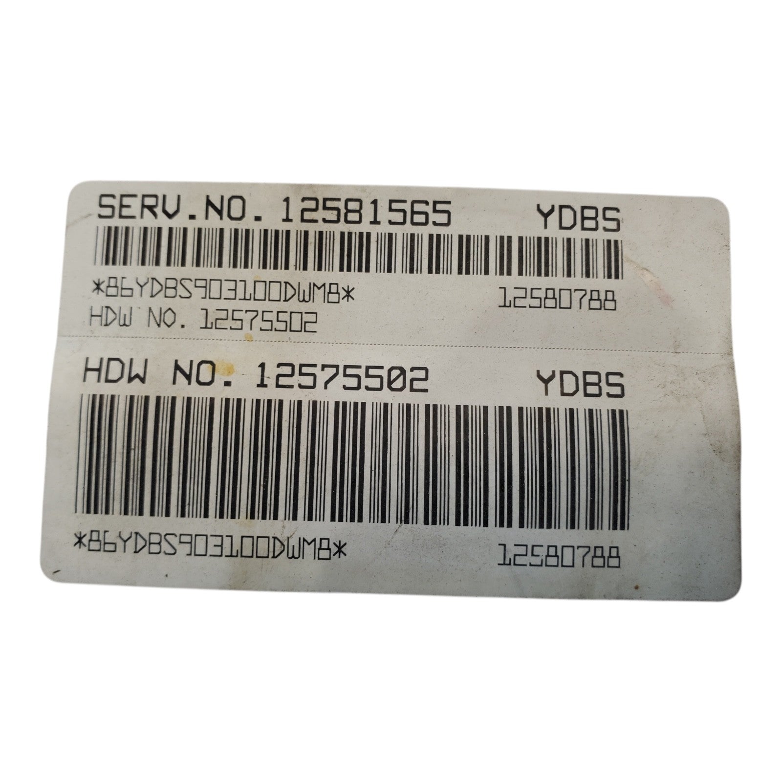 OEM GM 2004 2003 GMC Chevrolet Engine Computer ECM PCM 12581565