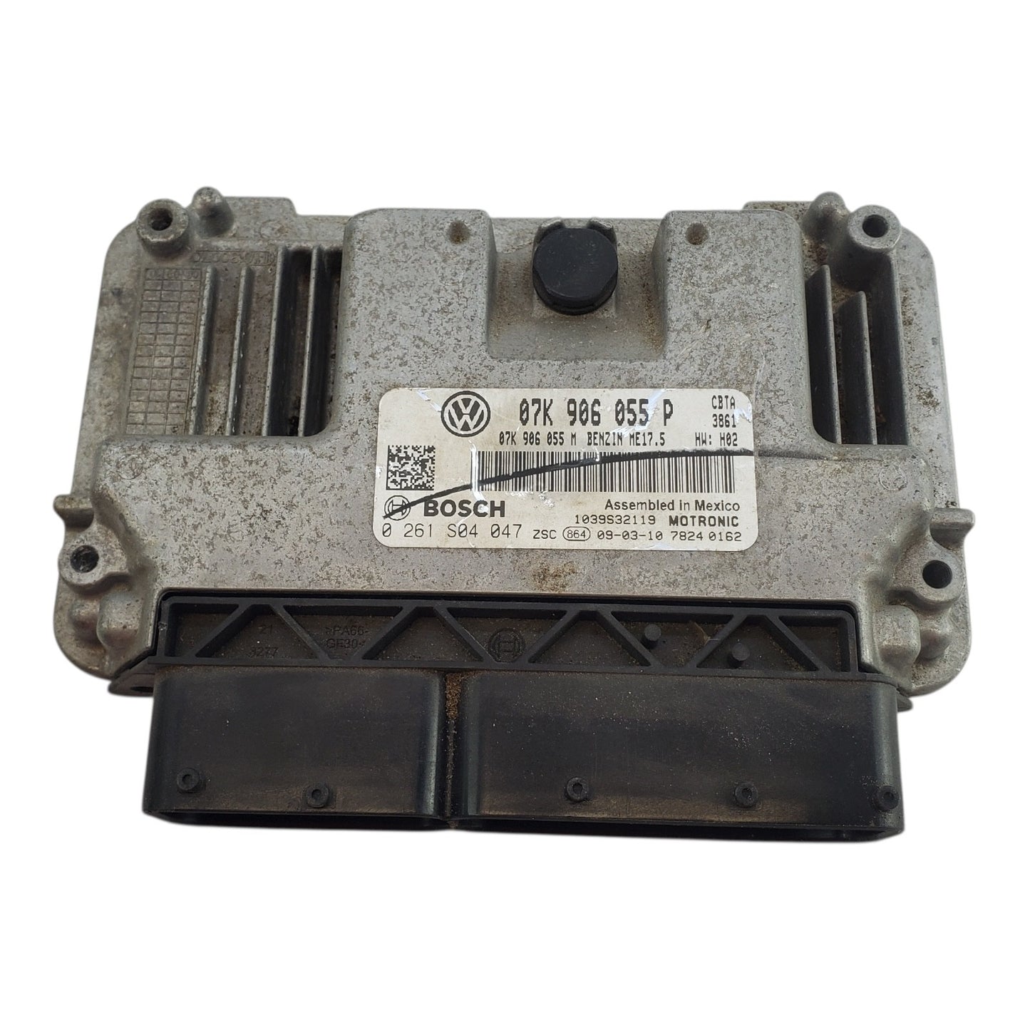 2009 VW VOLKSWAGEN JETTA RABBIT 2.5L Ecm ECU Engine Control Module 07K906055P