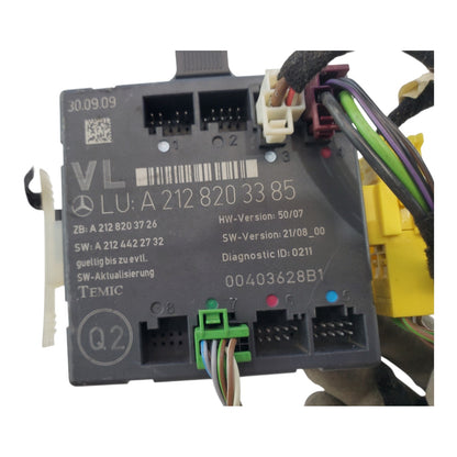 08-15 Mercede W204 C300 C350 Front Left Side Door Control Module 2128203385 OEM