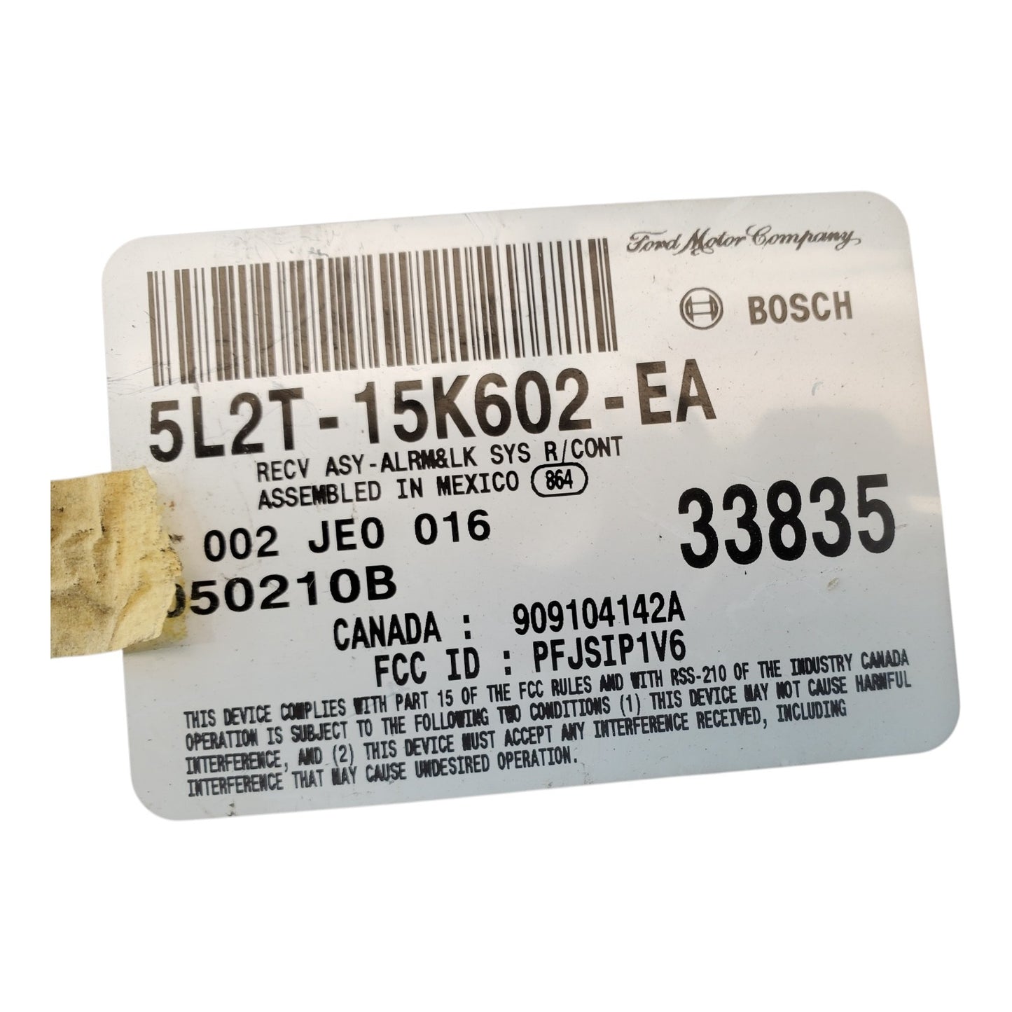 ✅ 05 FORD EXPLORER Anti Theft Keyless Entry Module 5L2T-15K602-EA OEM