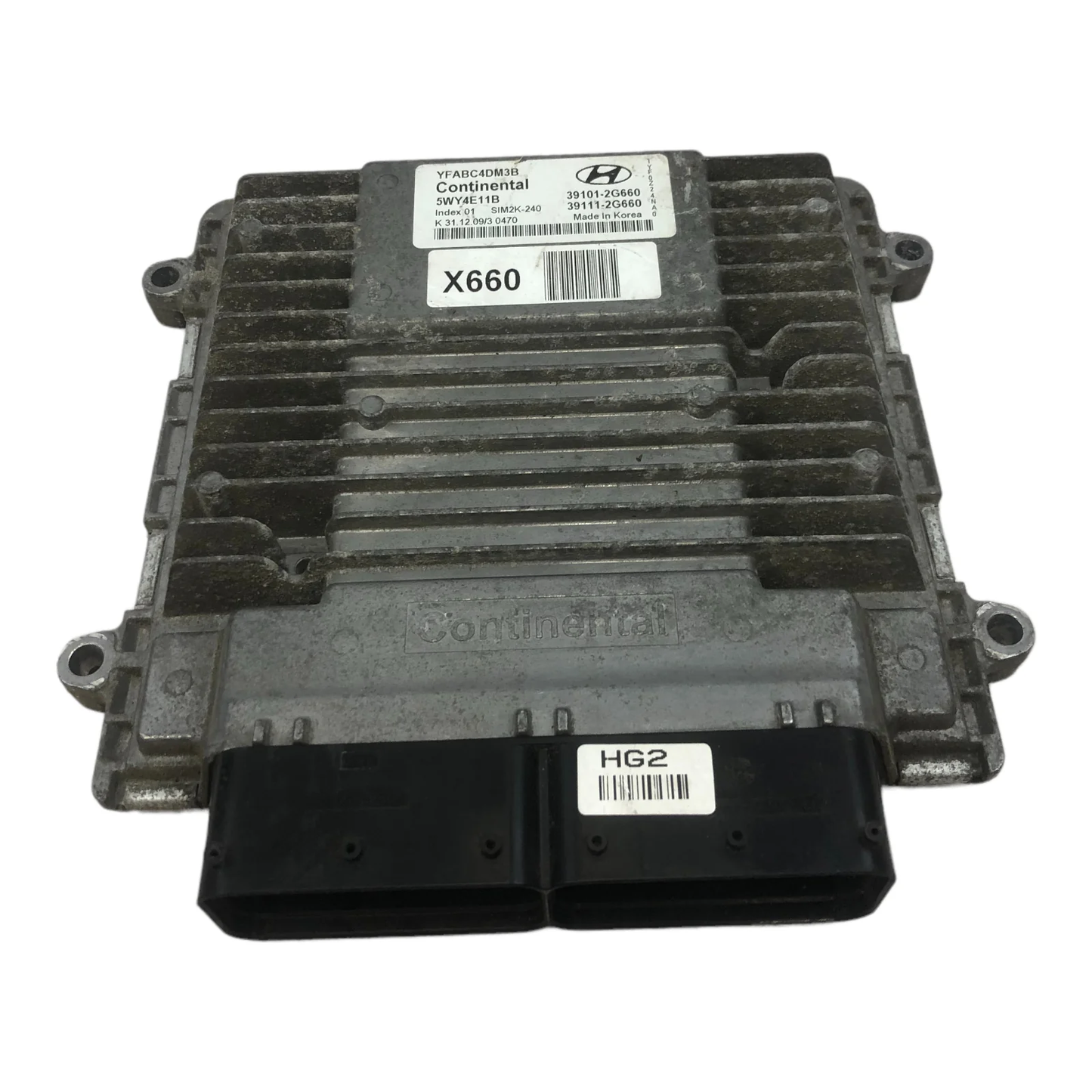 11-14 HYUNDAI SONATA 2.4L AUTO ELECTRONIC CONTROL MODULE ECM 39111-2G660