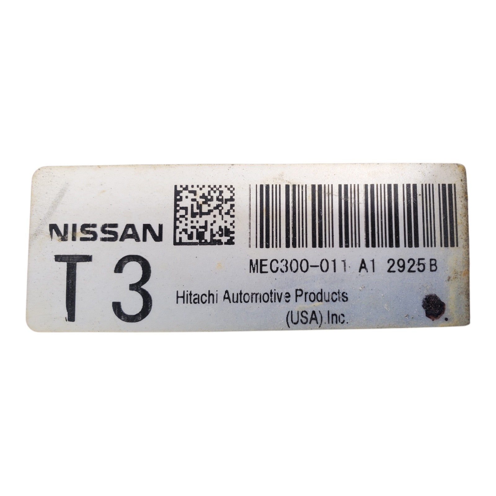 13 14 Nissan Altima MEC300-011 A1 Computer Engine Control ECU ECM EBX Module