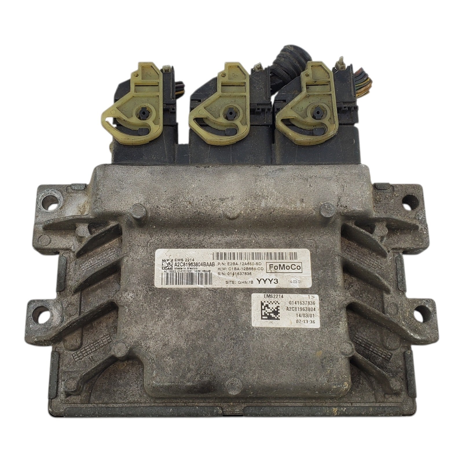 Engine ECM Control Module 1.6L Fits 14-15 FIESTA E2BA-12A650-SD E2BA12A650SD