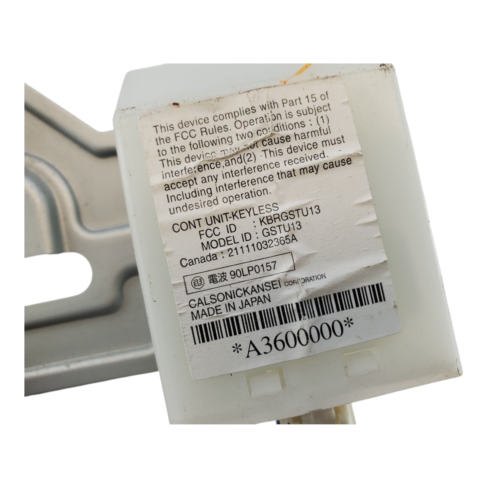 2003 2004 2005 Infiniti FX35 FX45 Keyless Entry Control Module GSTU13 OEM
