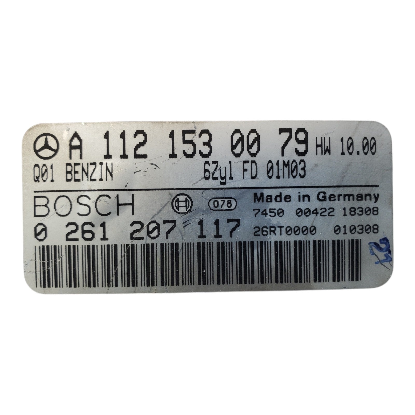 Engine ECM Control Module 01 03-05 MERCEDES C-CLASS A 112 153 00 79 A1121530079