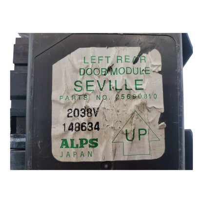 98-04 CADILLAC SEVILLE SLS STS OEM LEFT DRIVER REAR DOOR MODULE 25690810