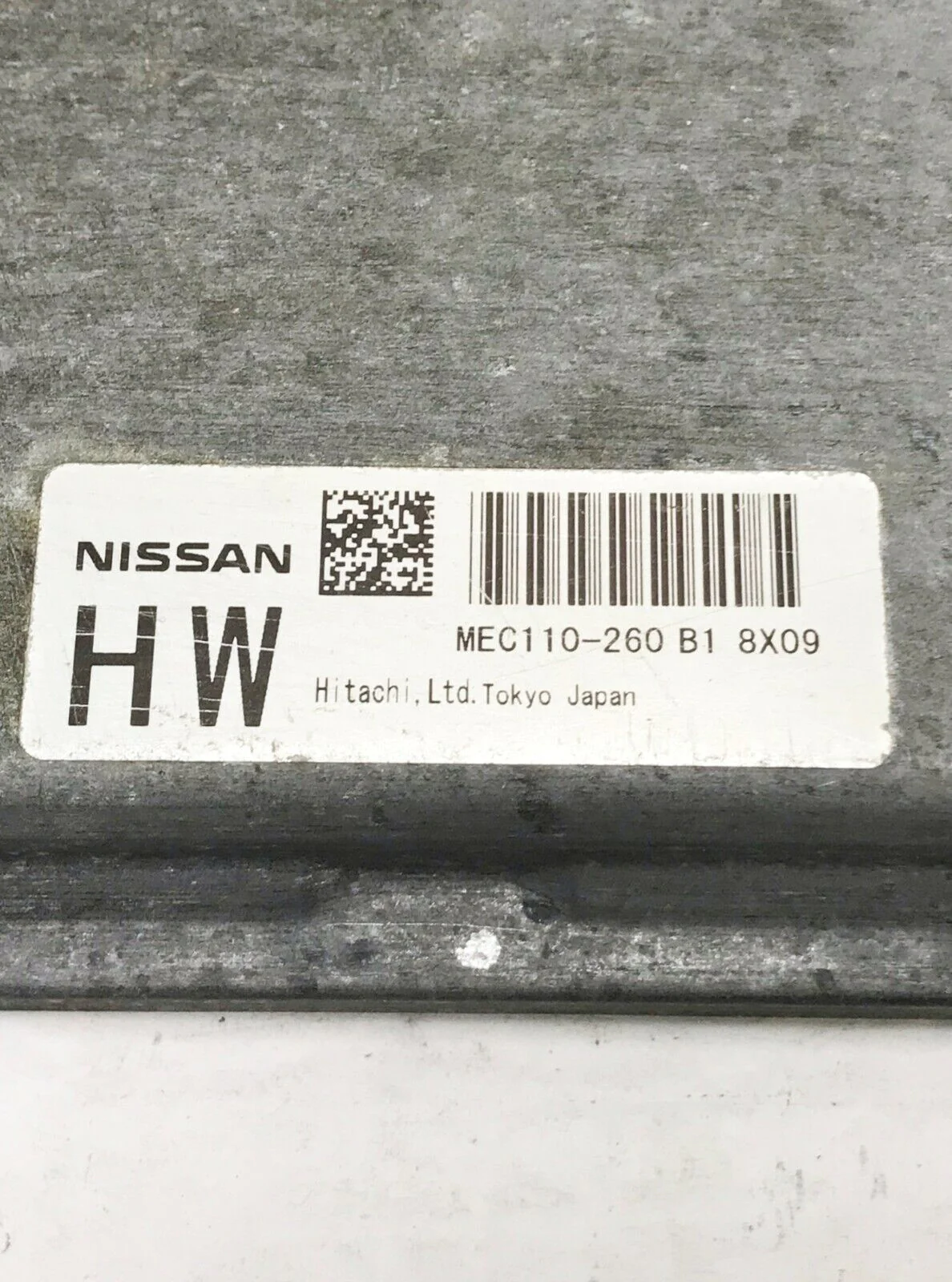 09 Nissan Altima 2.5L Engine Control Module ECM Computer MEC110-260