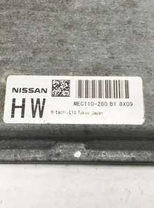 09 Nissan Altima 2.5L Engine Control Module ECM Computer MEC110-260