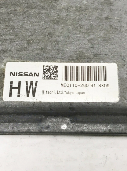 09 Nissan Altima 2.5L Engine Control Module ECM Computer MEC110-260