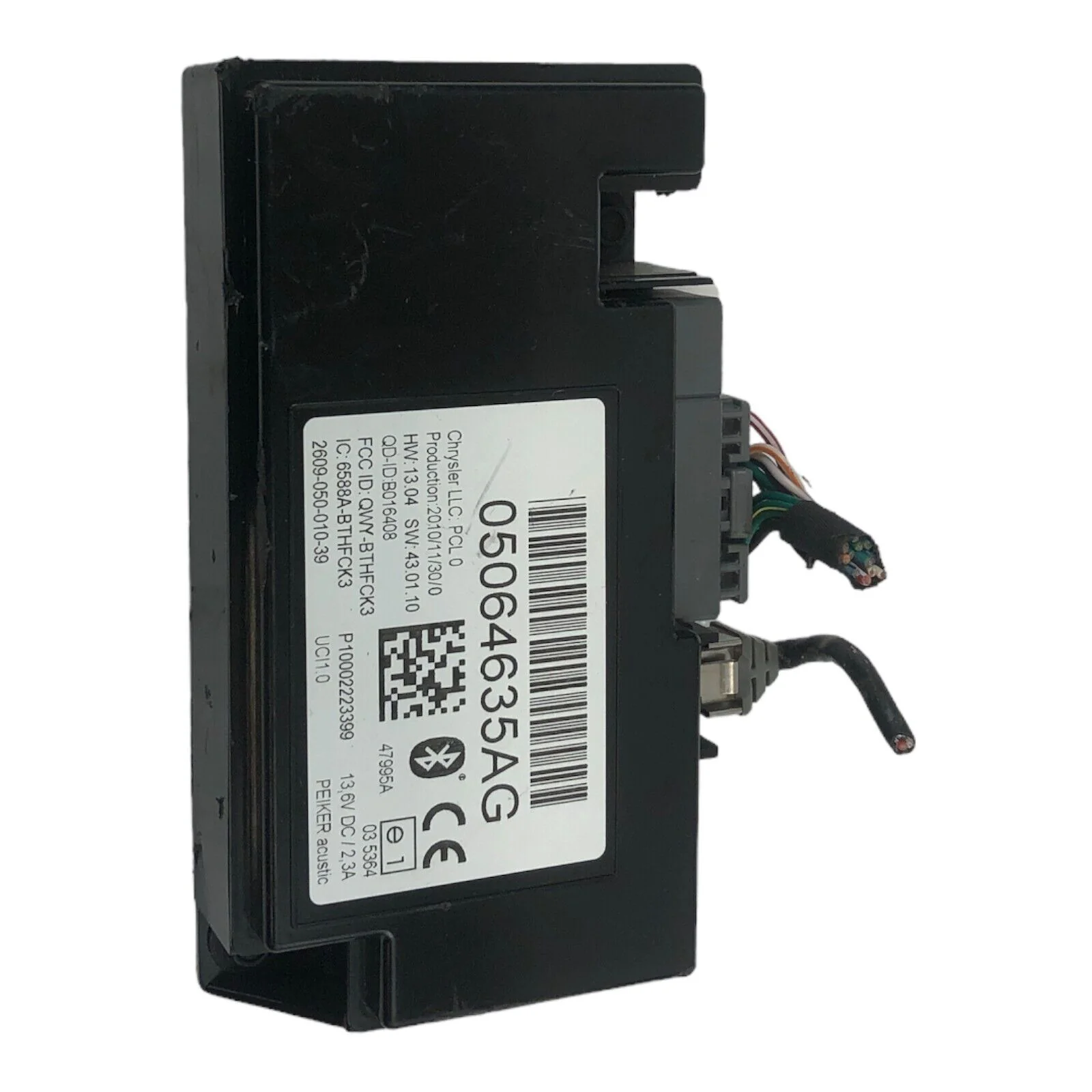 11-18 DODGE JEEP TELEMATICS BLUETOOTH CONTROL MODULE 05064635AG OEM
