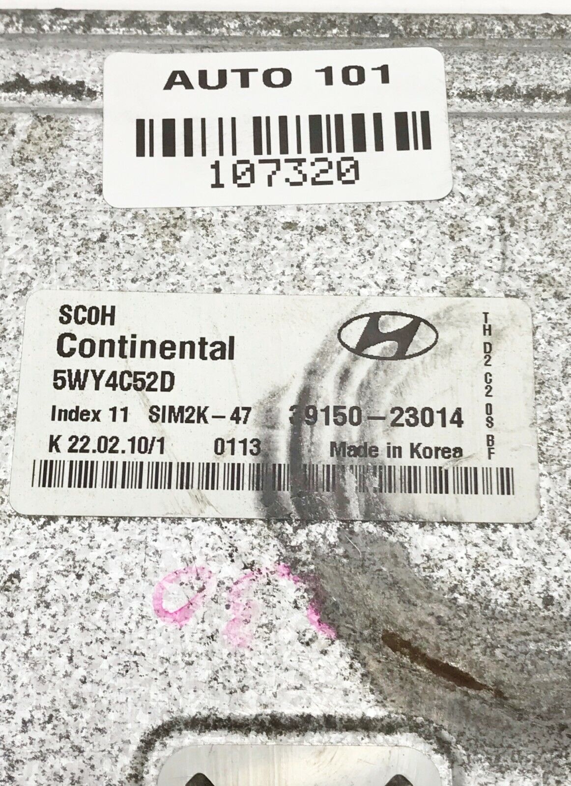 ✅ 10 HYUNDAI ELANTRA 2.0L Engine Control Module ECM Computer 39150-23014 OEM