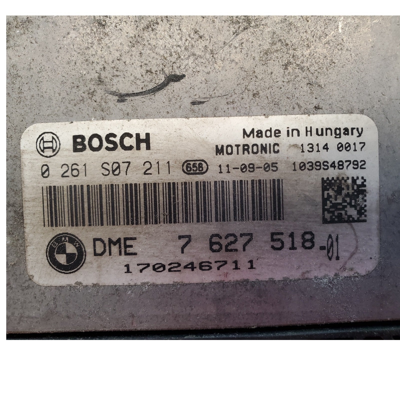 Engine ECM Control Module Fits 11-12 CLUBMAN COUNTRYMAN 7 627 518 7627518