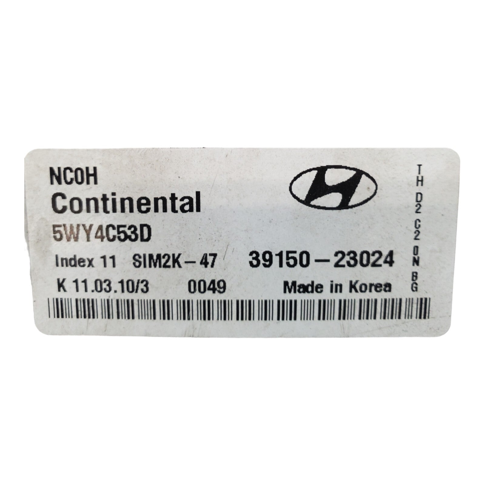 ✅2007 2008 2009 2010 Hyundai Elantra ECM ECU Engine Control Module 39150-23024