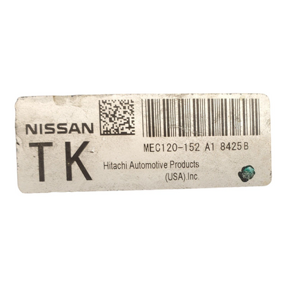 ✅08 Nissan Altima MEC120-152 A1 Computer Brain Engine Control ECU ECM EBX Module