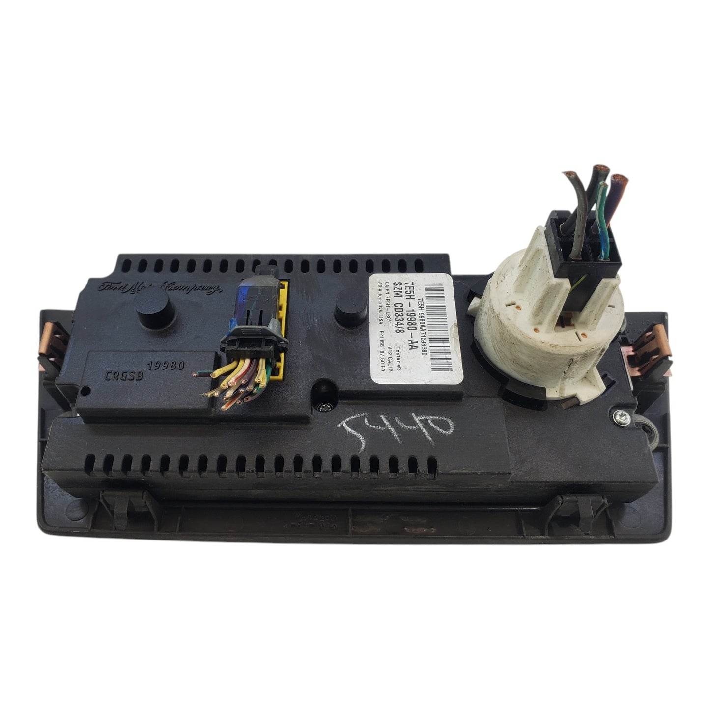 2006-2010 Fusion/ Milan OEM 3-Knob Climate Control A/C Heat 7E5H-19980-AA Black